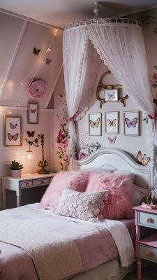 slaapkamer inspiratie meisjes fantasierijk en roze