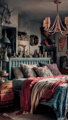 slaapkamer inspiratie eclectisch vintage