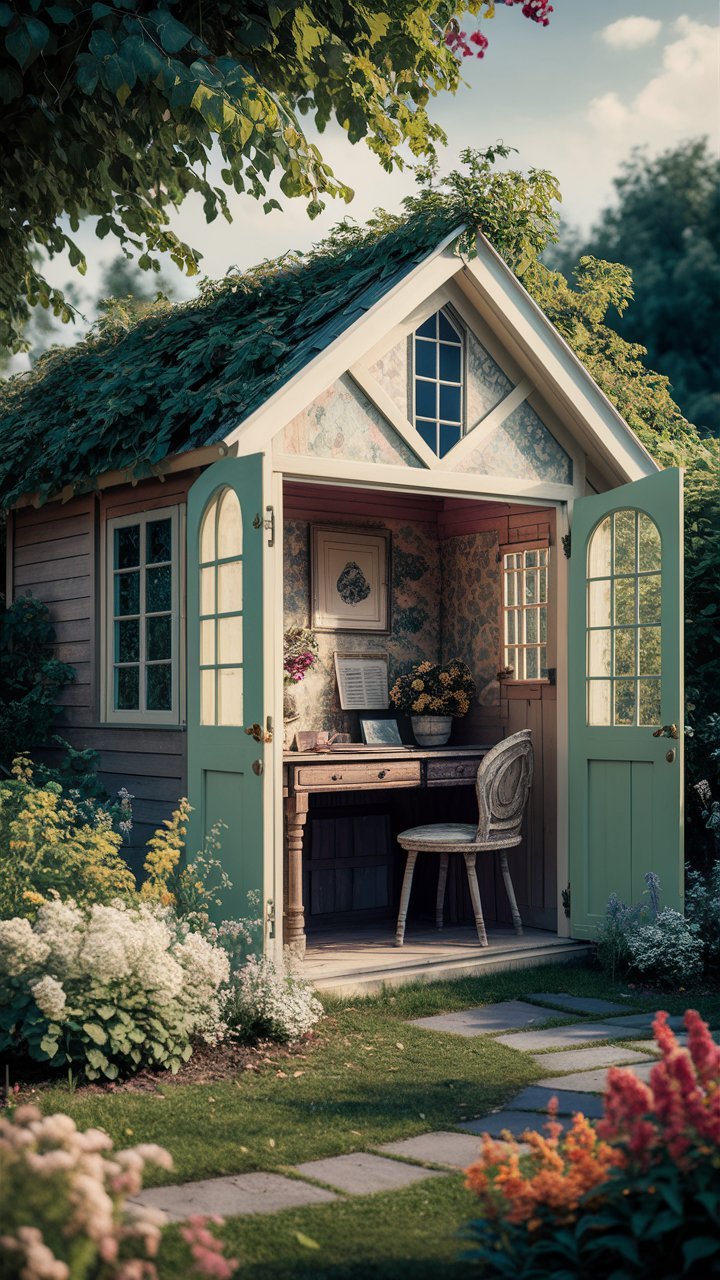 Cottage tuinhuisjes om bij weg te dromen