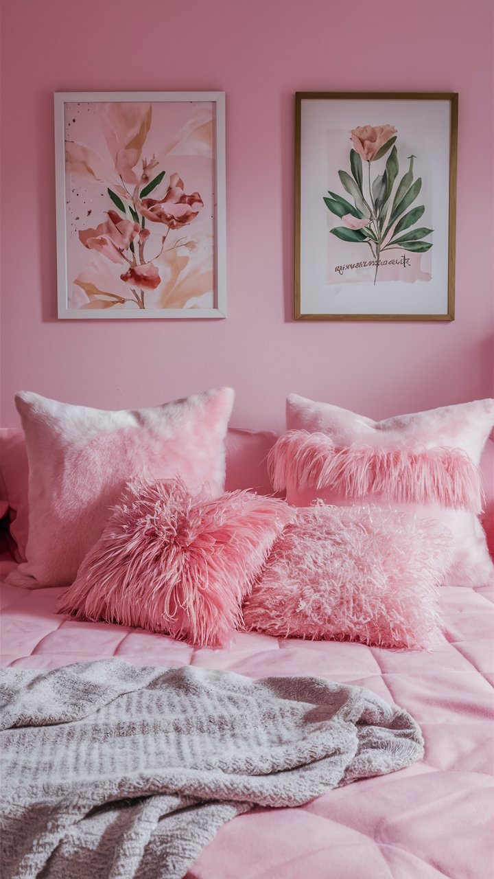 25+ Slaapkamer Inspiratie Ideeën met Oude Roze Kleuren