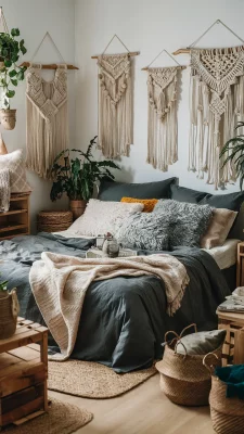 Bohemian Vibes: Kleurrijke Gezelligheid in de Slaapkamer
