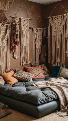 Bohemian Vibes: Kleurrijke Gezelligheid in de Slaapkamer
