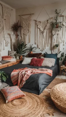 Bohemian Vibes: Kleurrijke Gezelligheid in de Slaapkamer
