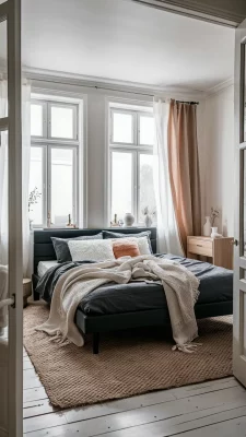 Scandinavische Eenvoud: Rust & Licht in de Slaapkamer