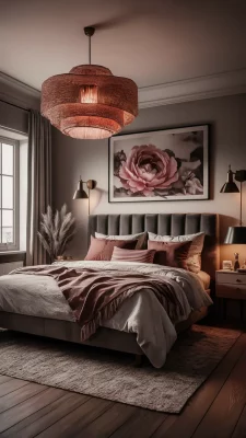 slaapkamer inspiratie roze