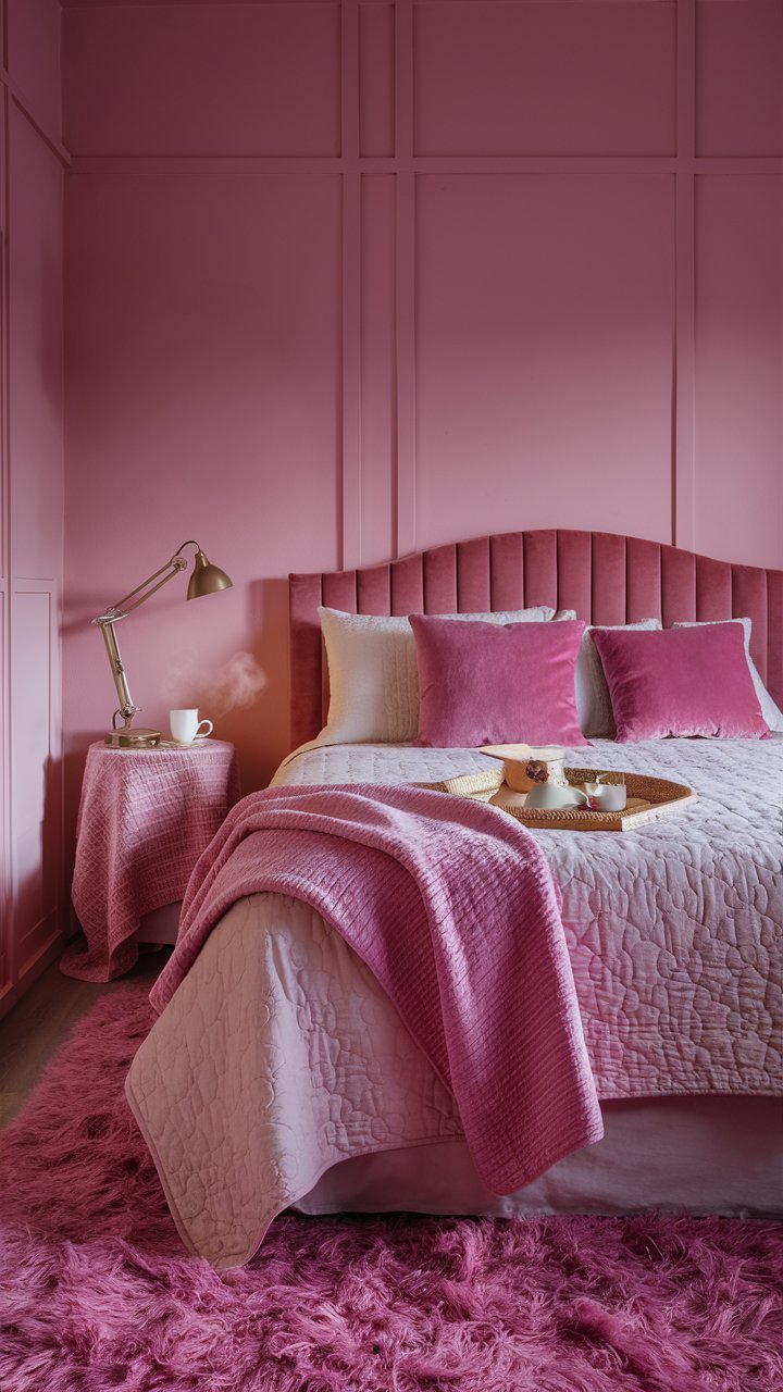 25+ Slaapkamer Inspiratie Ideeën met Oude Roze Kleuren