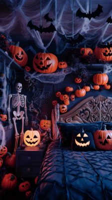 whimsical slaapkamer inspiratie halloween, halloween slaapkamer