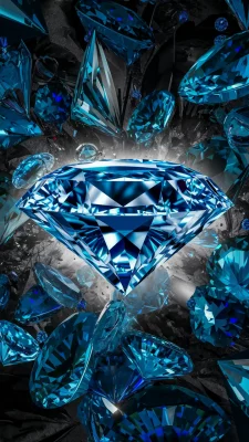 blauwe diamant