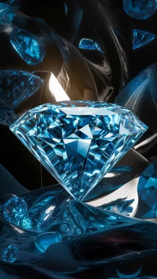 blauwe diamant