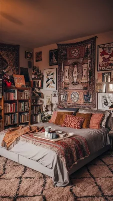 boho slaapkamer decoratie