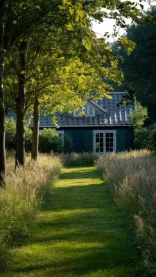 veel groen rondom je cottage tuinhuisje