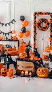 halloween decoratie in huis