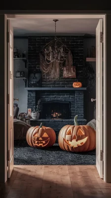 halloween woonkamer decoratie