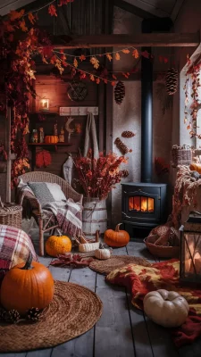 herfst in huis landelijk