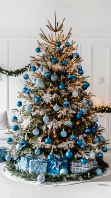 kerstboom blauw