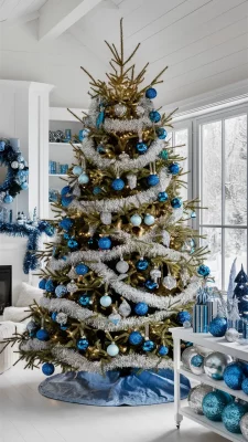 kerstboom blauw