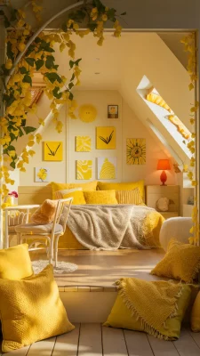 slaapkamer inspiratie geel