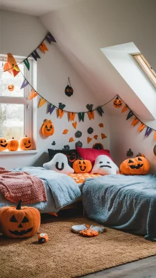 slaapkamer inspiratie halloween kinderen