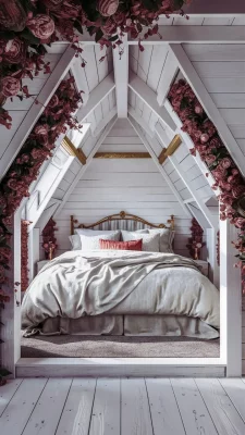 slaapkamer inspiratie oud roze en goud