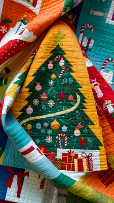 Kerstboom Quilt Patroon