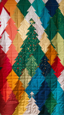 Kerstboom Quilt Patroon