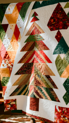 Kerstboom Quilt Patroon