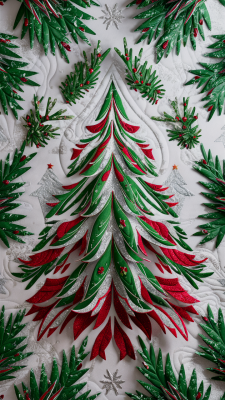 Kerstboom Quilt Patroon