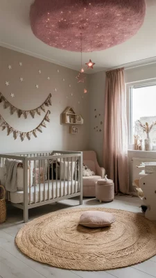 babykamer roze inspiratie