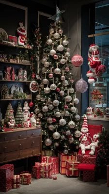 kerstdecoratie in huis