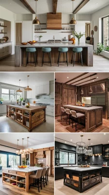 Keuken Inspiratie Eiland Hout