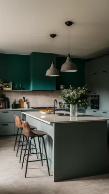 keuken inspiratie licht groen