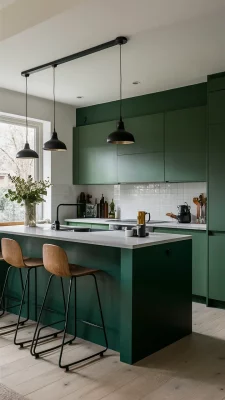 keuken inspiratie Scandinavisch groen