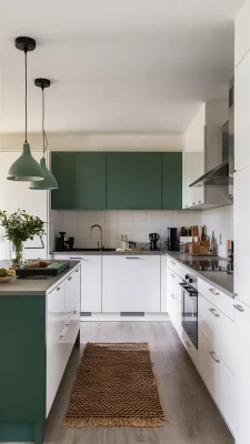 keuken inspiratie Scandinavisch groen