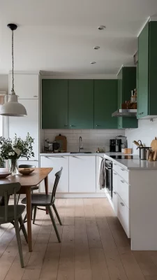 keuken inspiratie Scandinavisch groen