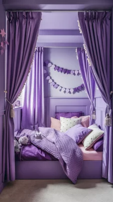 Creatieve Ideeën voor een Paarse Kinderslaapkamer 💜✨