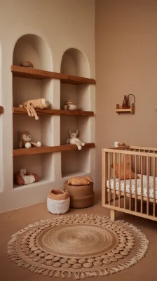 aardetinten babykamer