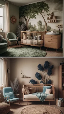 babykamer aardetinten