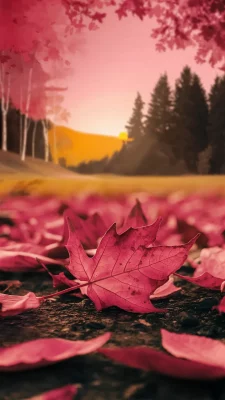 herfst wallpaper iphone pink