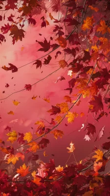 herfst wallpaper iphone pink