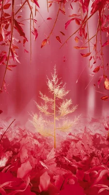 herfst wallpaper iphone pink