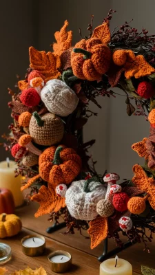 herfst decoraties haken