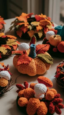 herfst decoraties haken