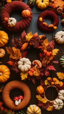 herfst decoraties haken