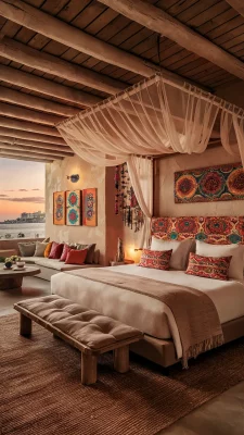 ibiza stijl slaapkamer boho chique