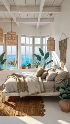 ibiza stijl slaapkamer kleurrijk