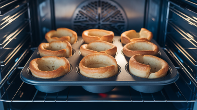 yorkshire pudding in de oven