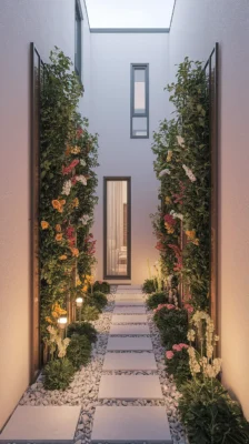 Stijlvolle Voortuin Ideeën voor een Rijtjeshuis 🌿✨