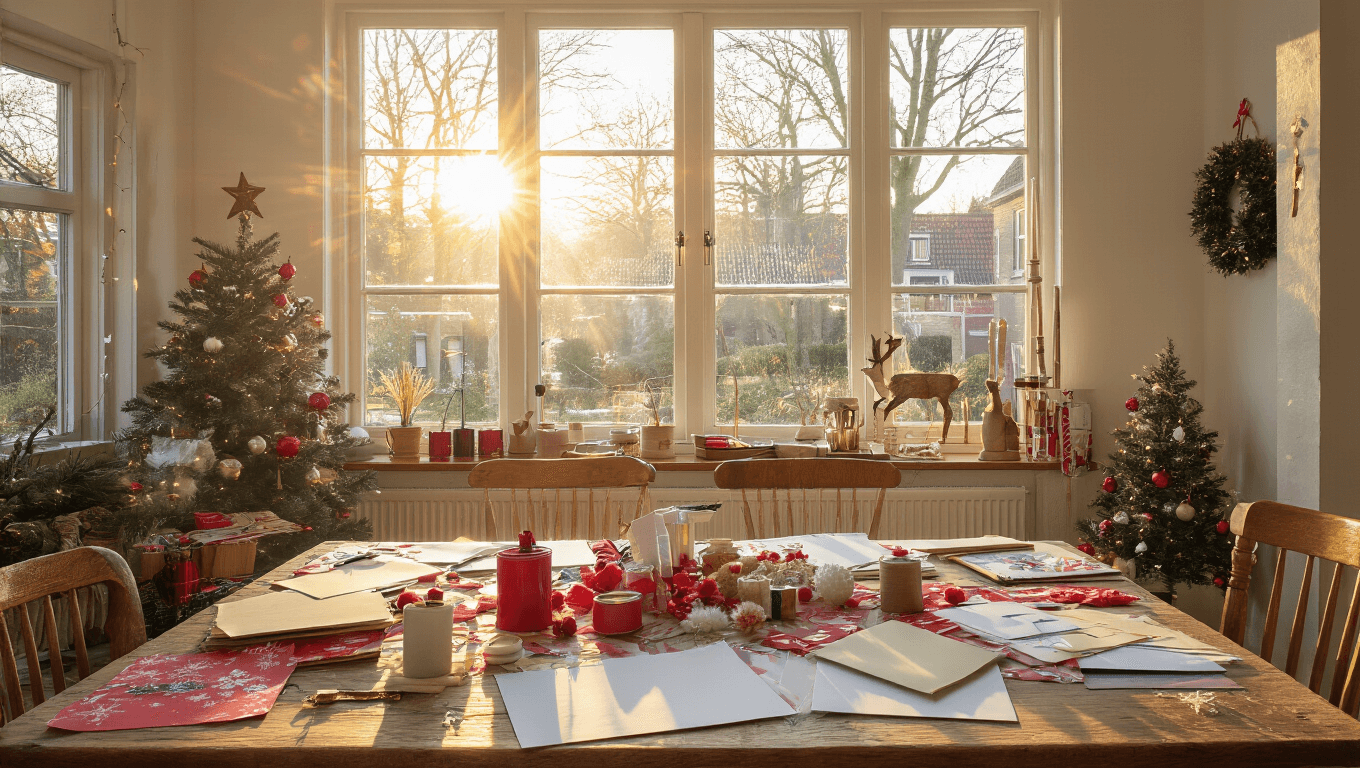 DIY Kerstkaarten Maken: Persoonlijke Feestgroeten met Creativiteit