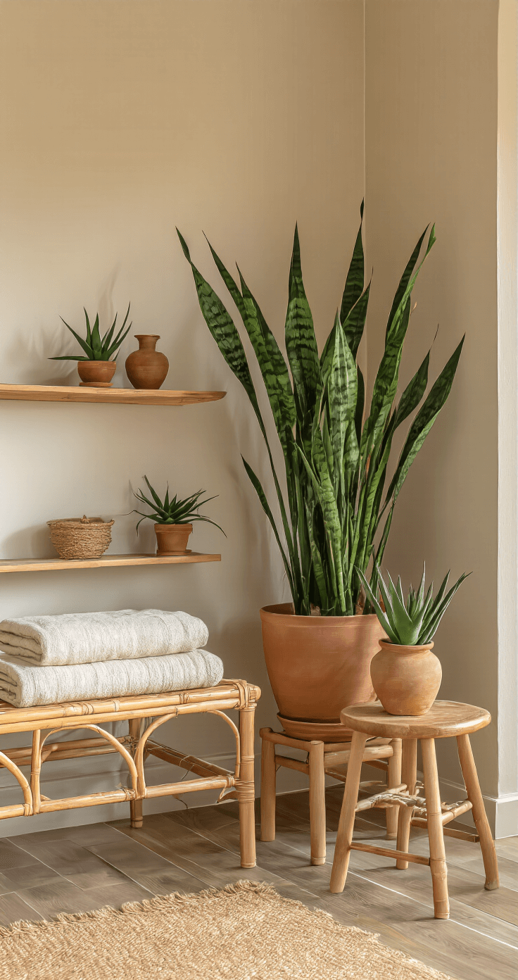 Natuurtinten in de slaapkamer