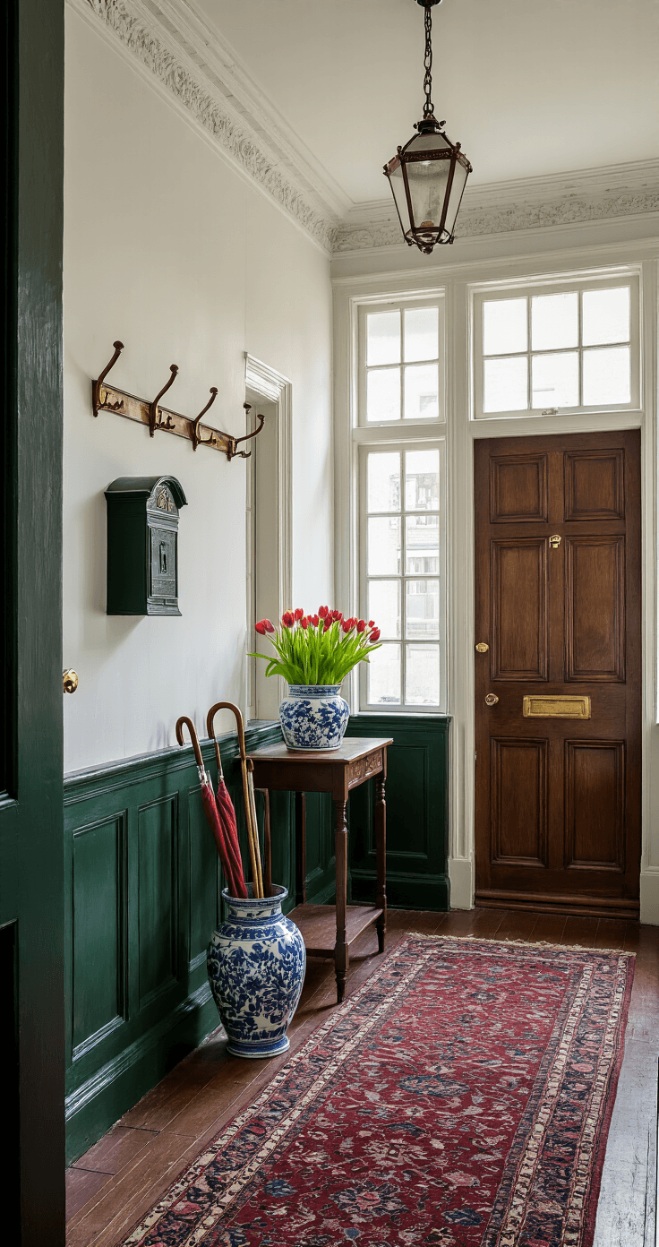 Kleine Gang Functioneel Maken: Van Rommelige Doorgang naar Stijlvolle Entree An inviting entrance hall of a traditional Dutch canal house.